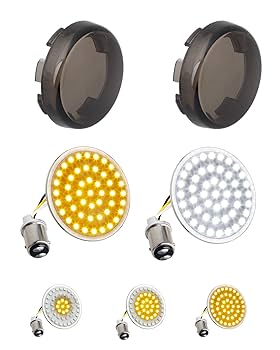 Amazon.com: NTHREEAUTO 1157 Sequential LED Smoked Turn
